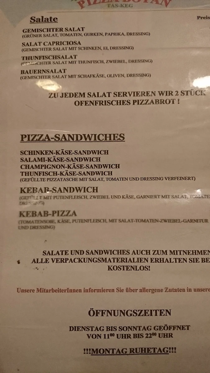 Speisekarte photo 5
