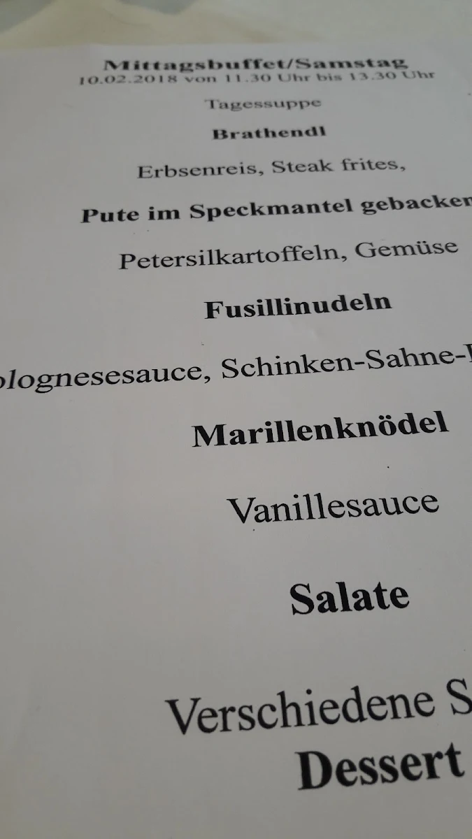 Speisekarte photo 1