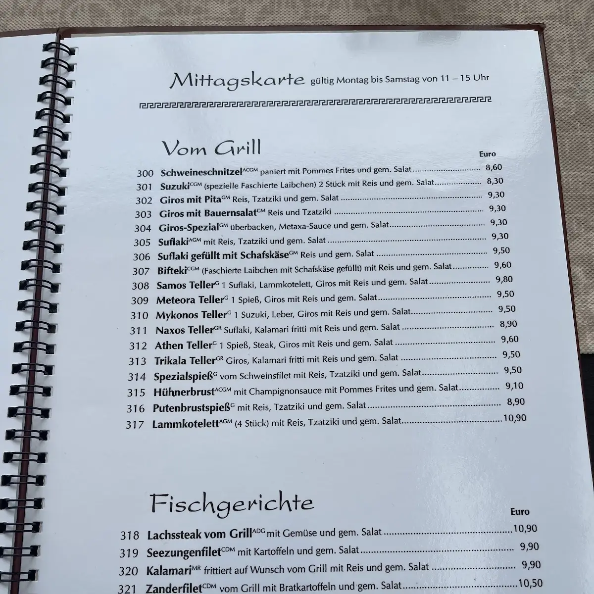 Speisekarte photo 2