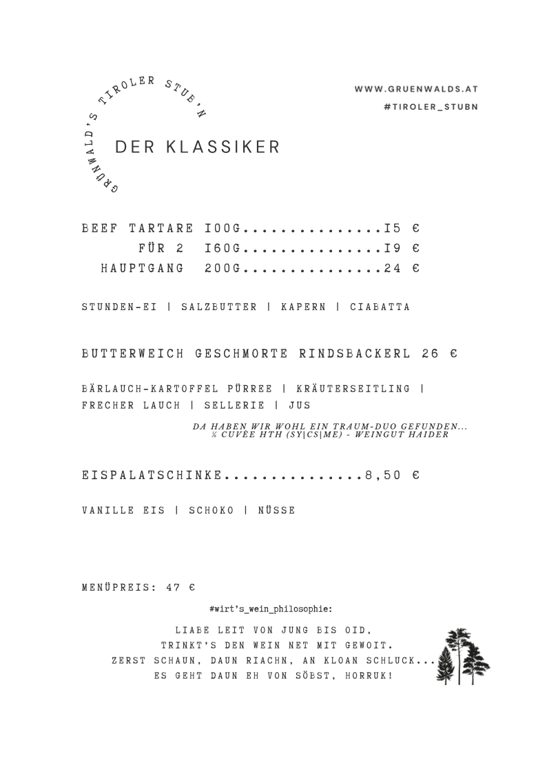 Speisekarte photo 2