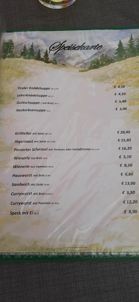 Speisekarte photo 4