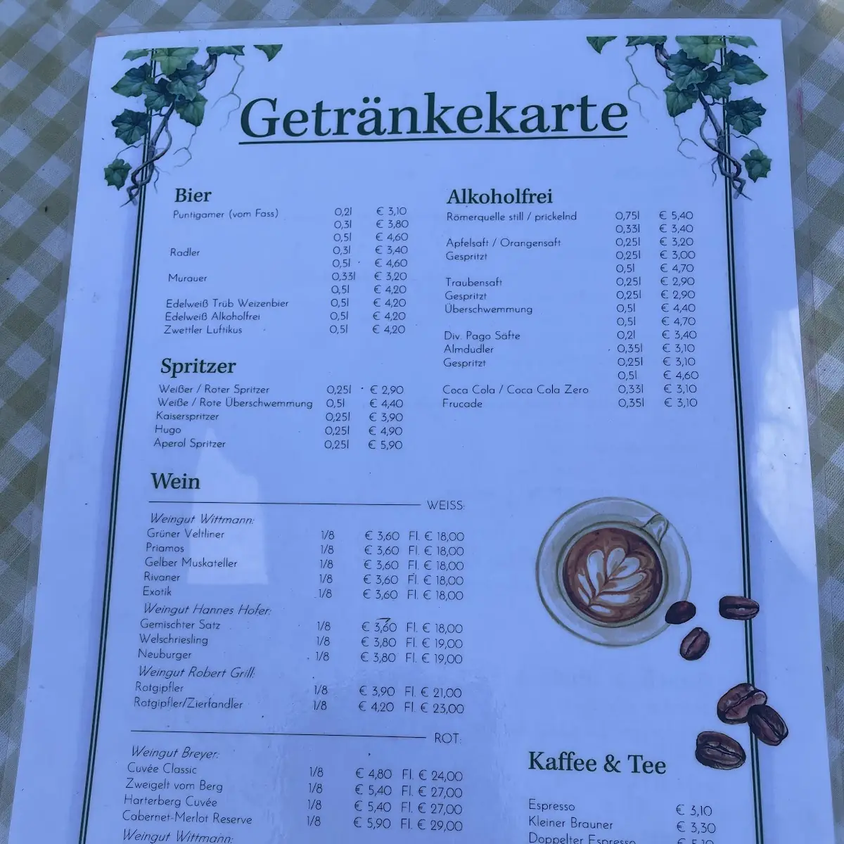 Speisekarte photo 8