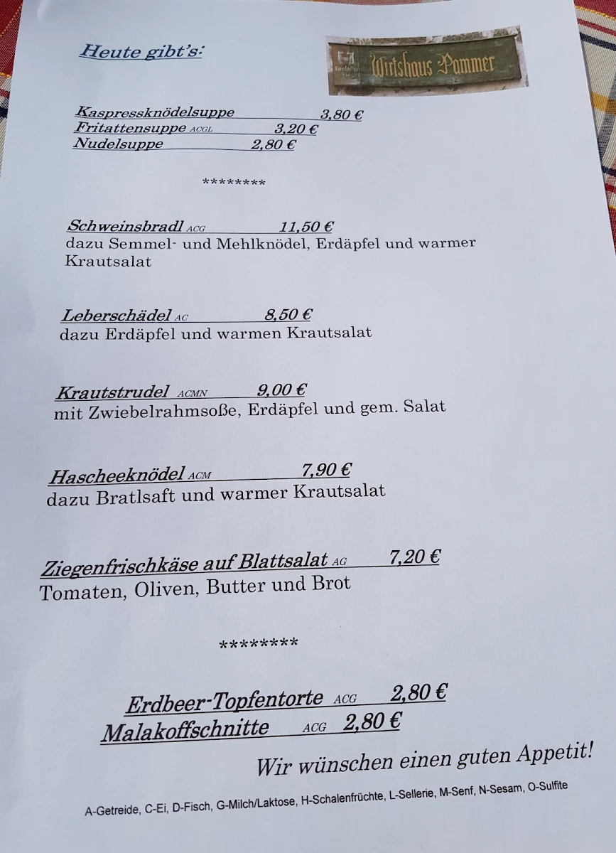 Speisekarte photo 6