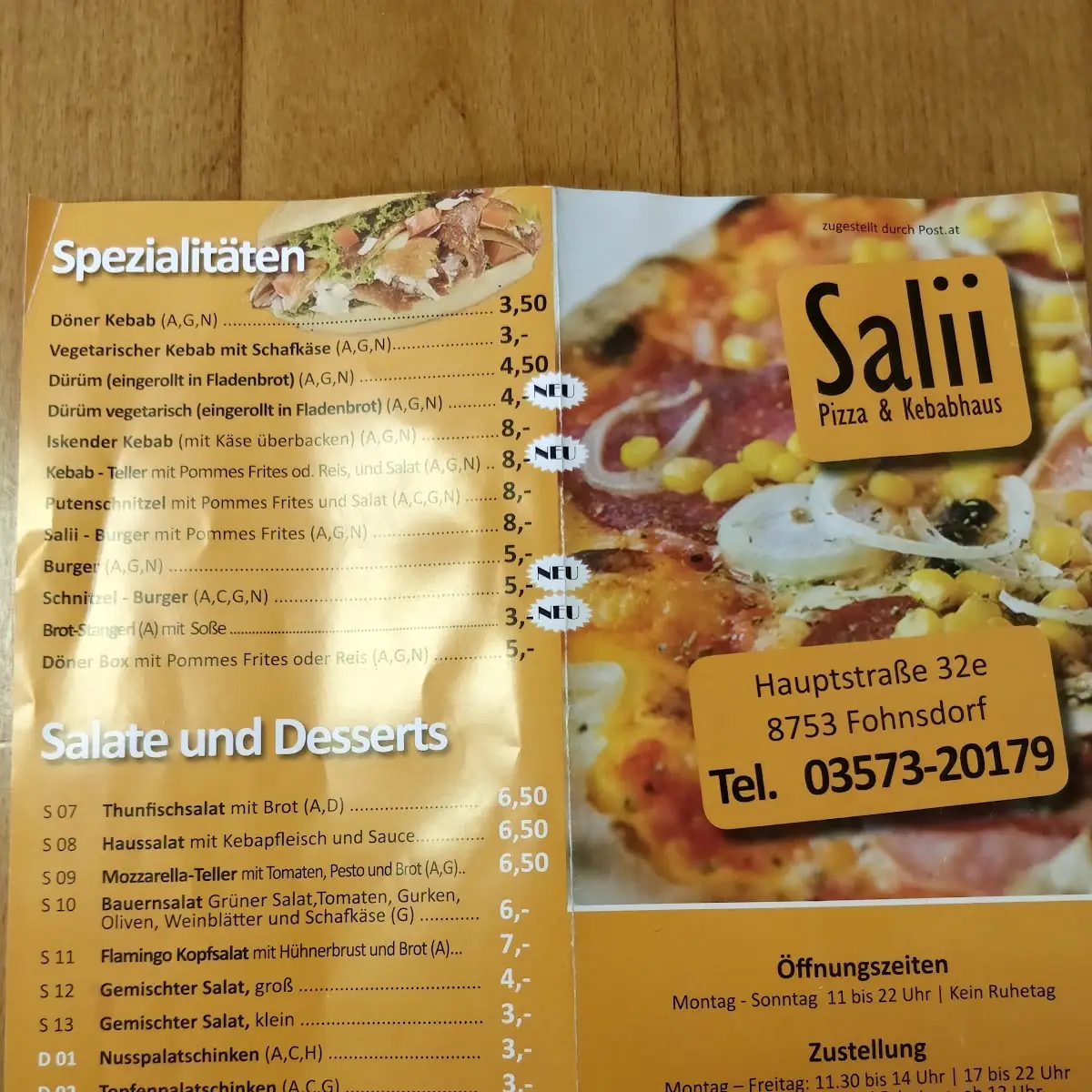 Speisekarte photo 2