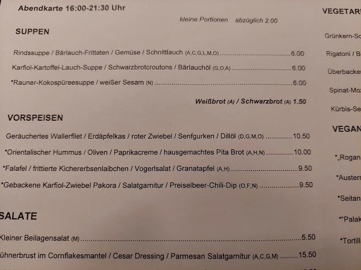 Speisekarte photo 8