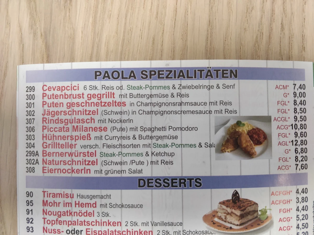 Speisekarte photo 8