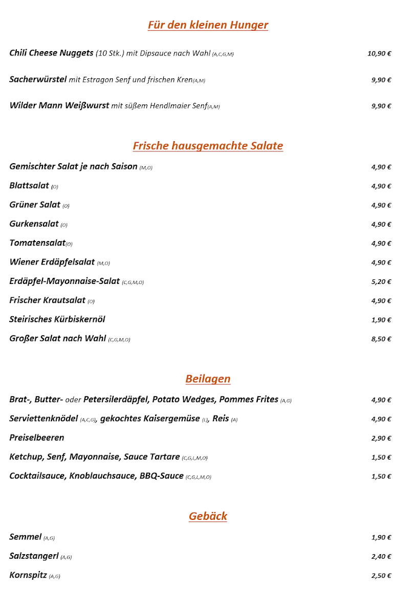 Speisekarte photo 1