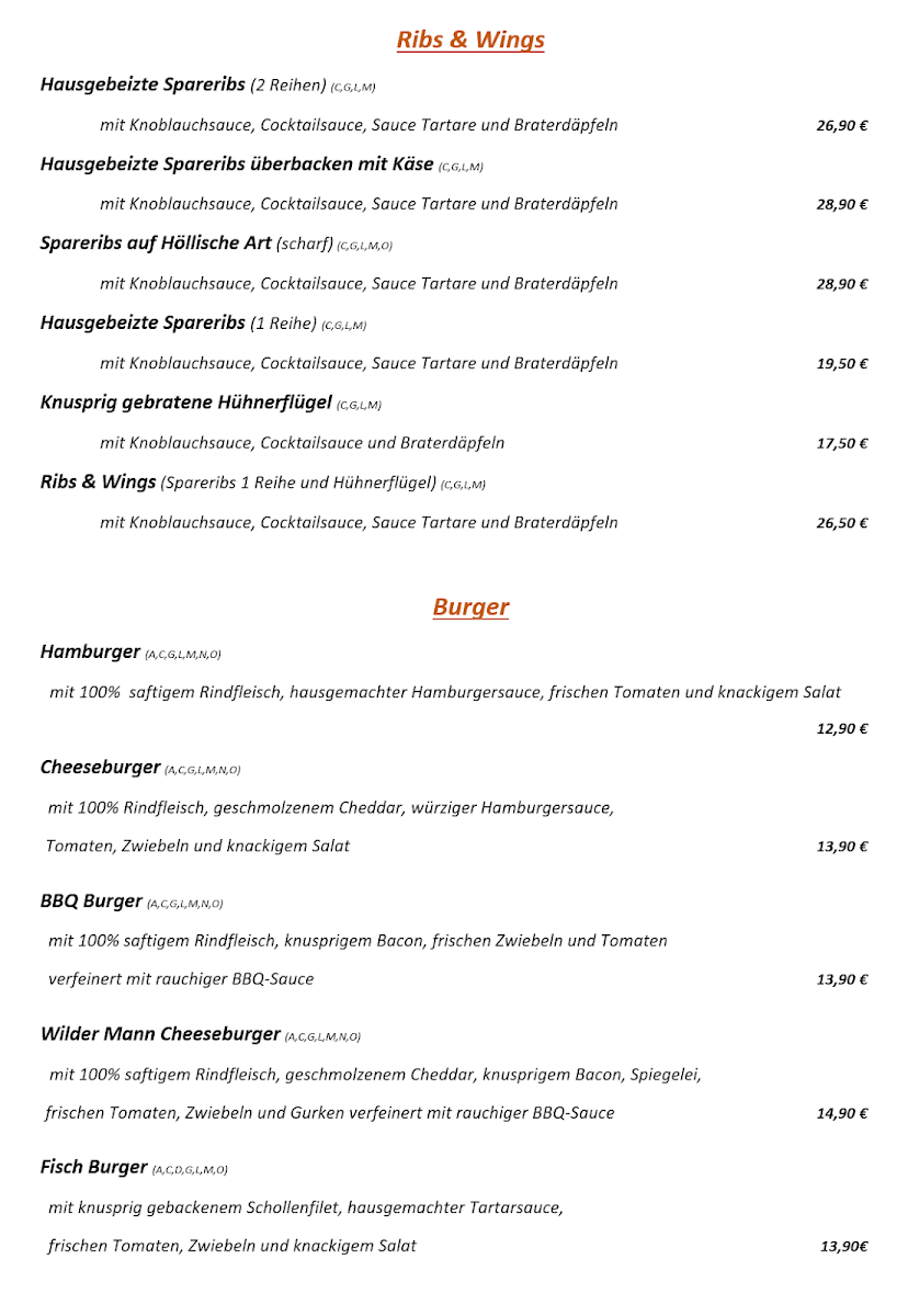 Speisekarte photo 2