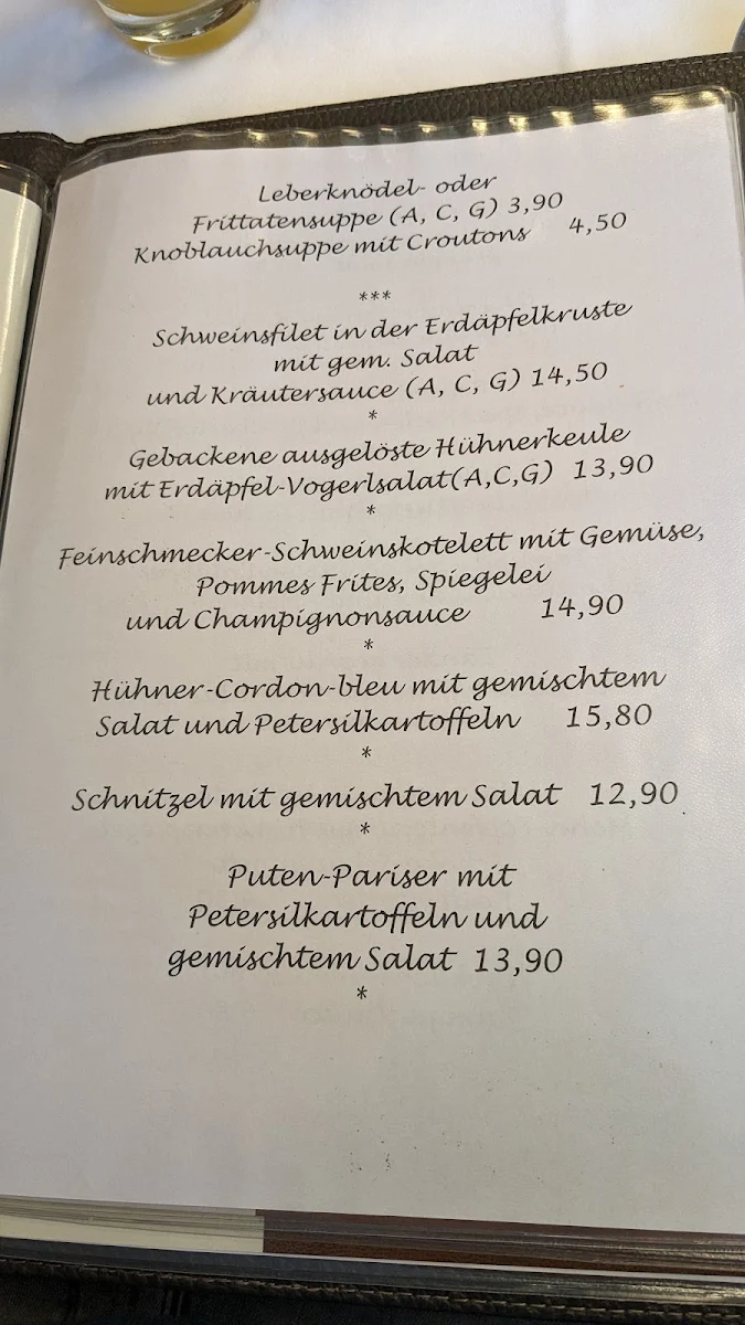 Speisekarte photo 1