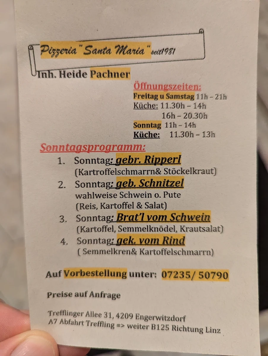 Speisekarte photo 1