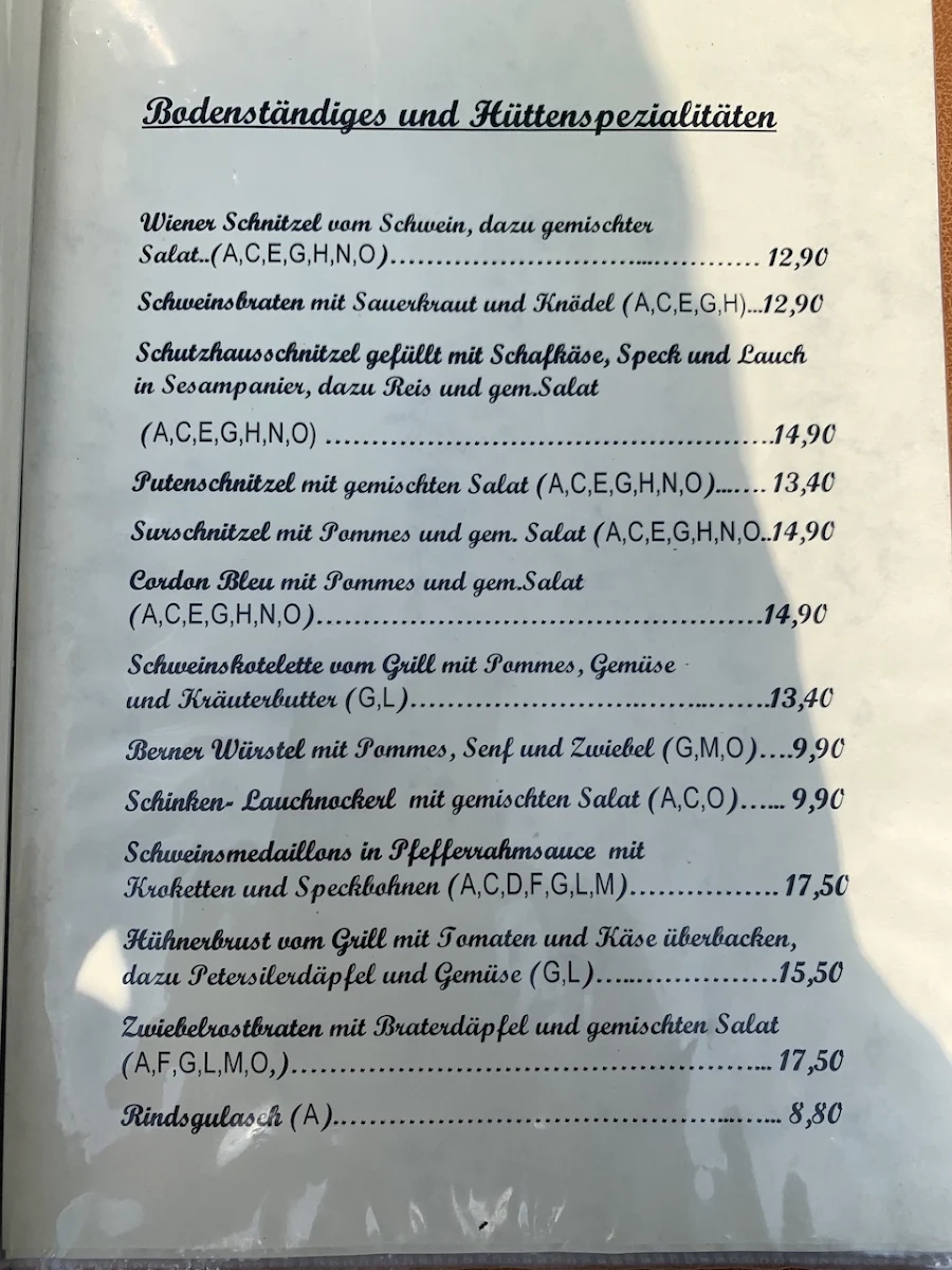 Speisekarte photo 5