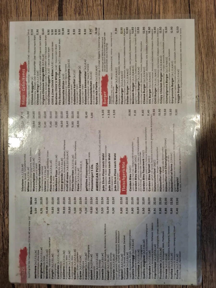 Speisekarte photo 2