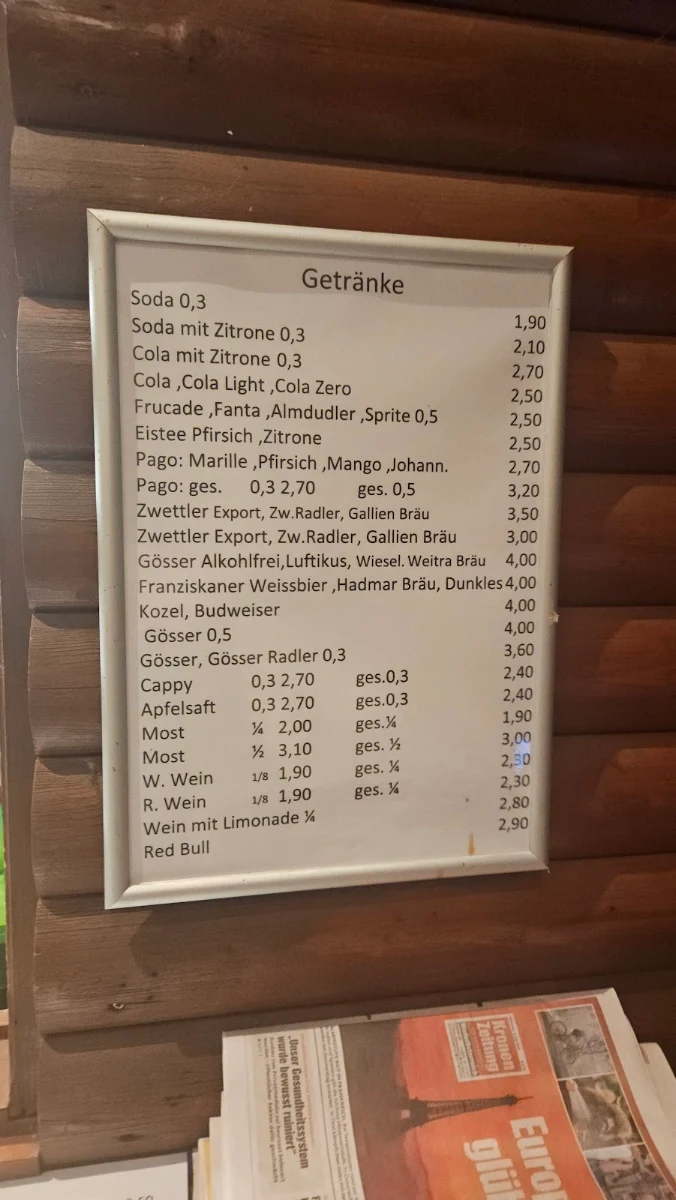 Speisekarte photo 1