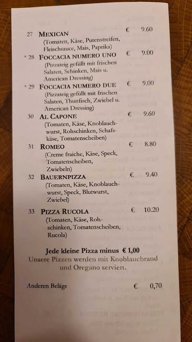 Speisekarte photo 2