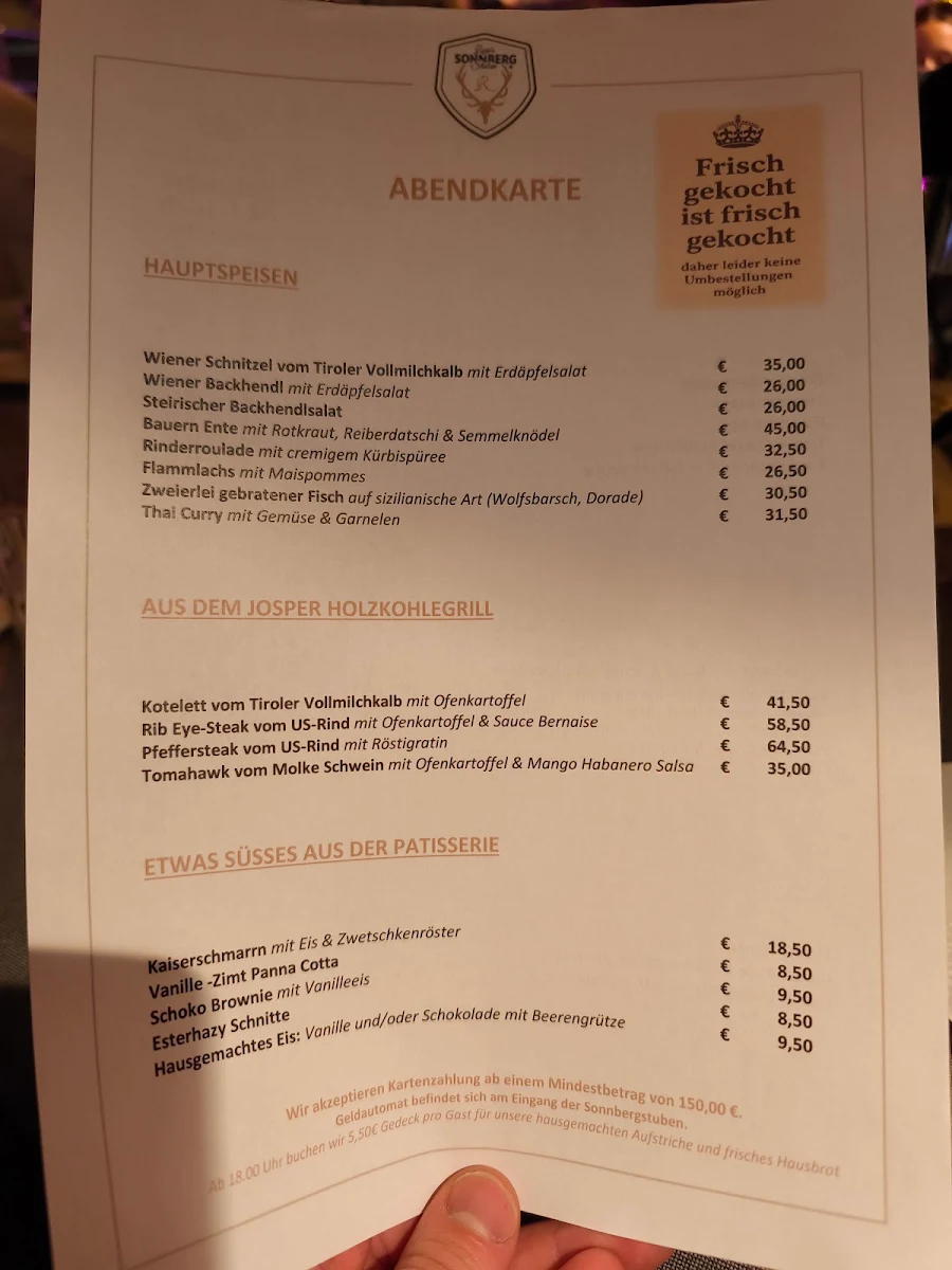 Speisekarte photo 4