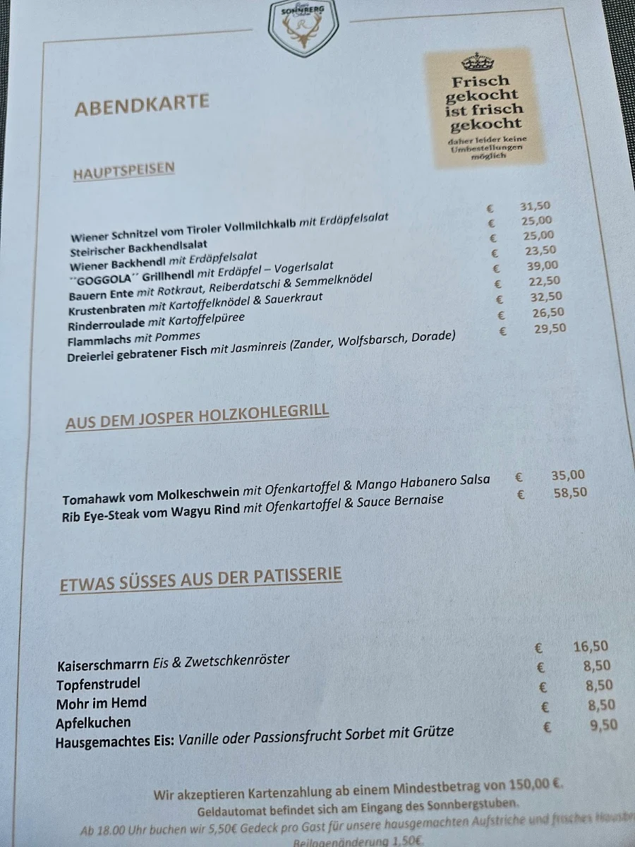 Speisekarte photo 9