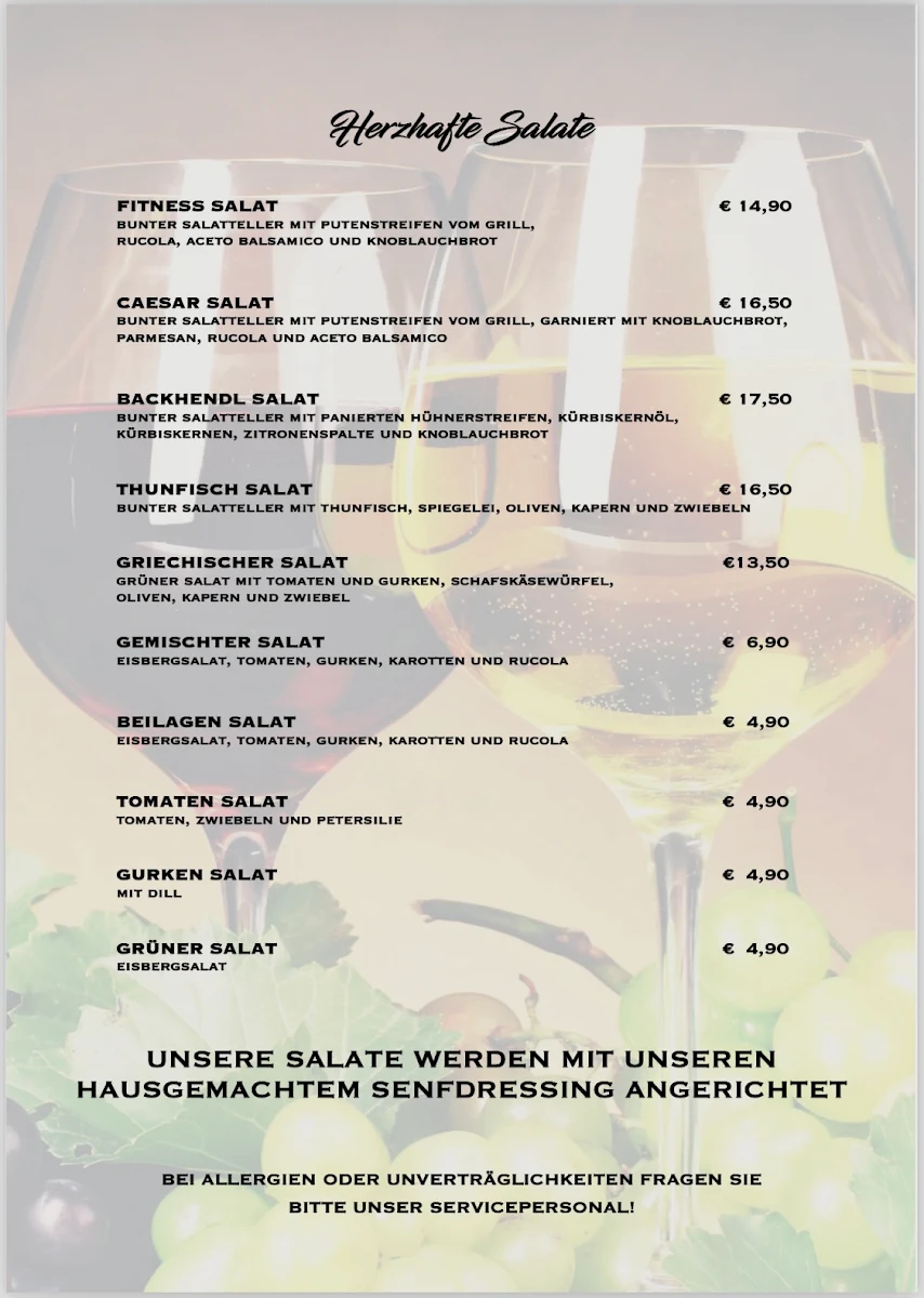 Speisekarte photo 1
