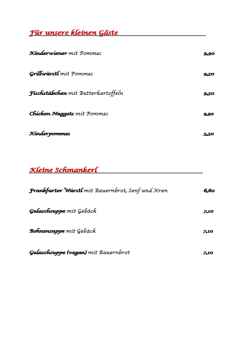 Speisekarte photo 3