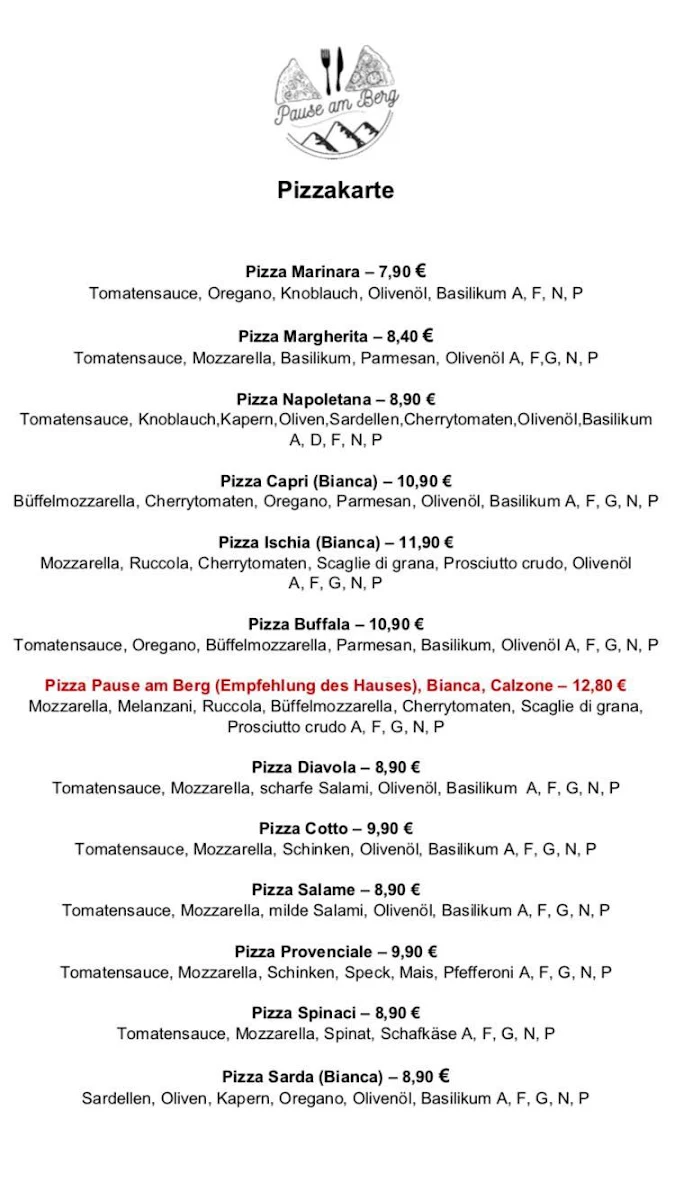 Speisekarte photo 4