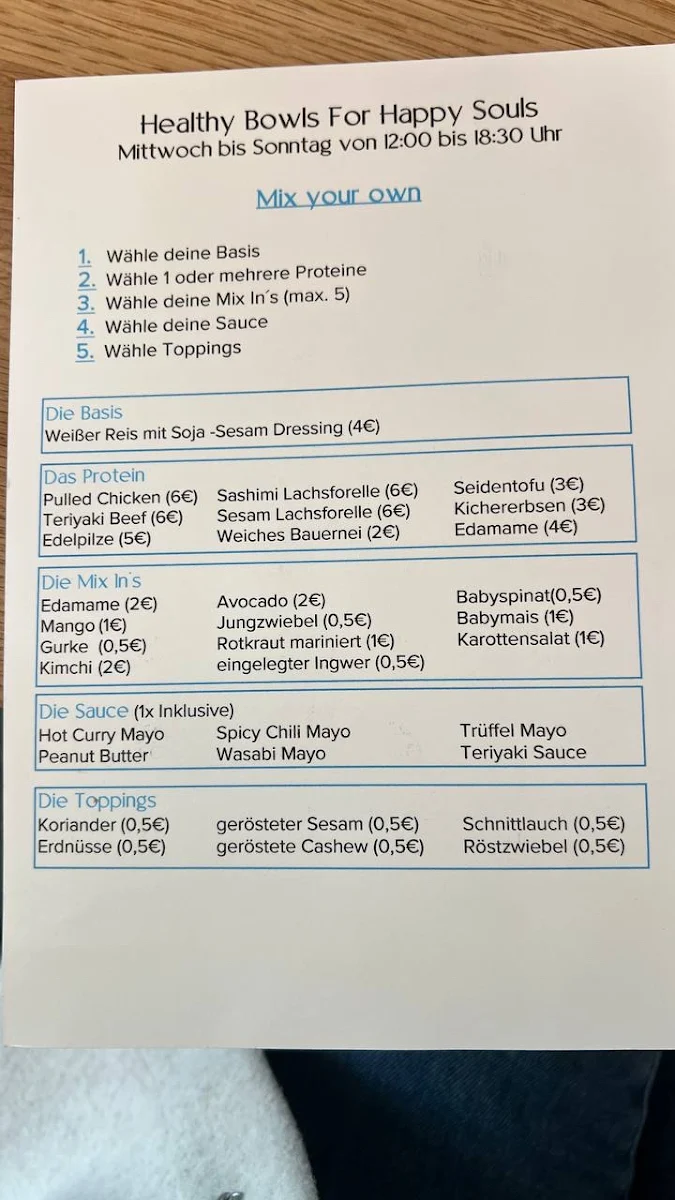 Speisekarte photo 2