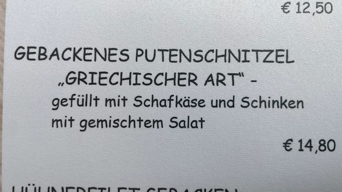 Speisekarte photo 1