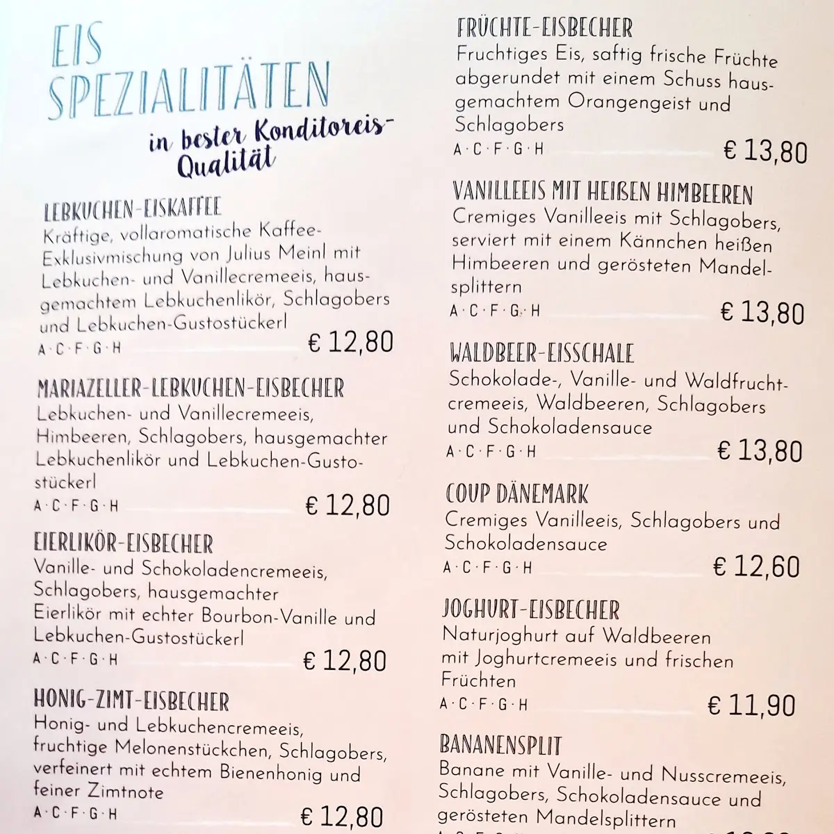 Speisekarte photo 1