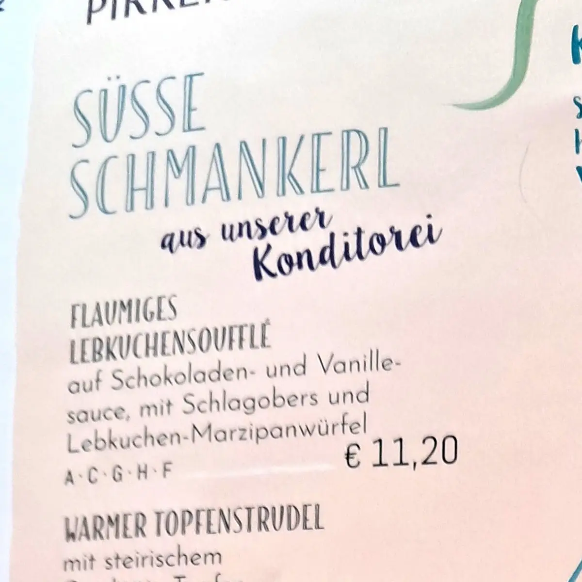 Speisekarte photo 5