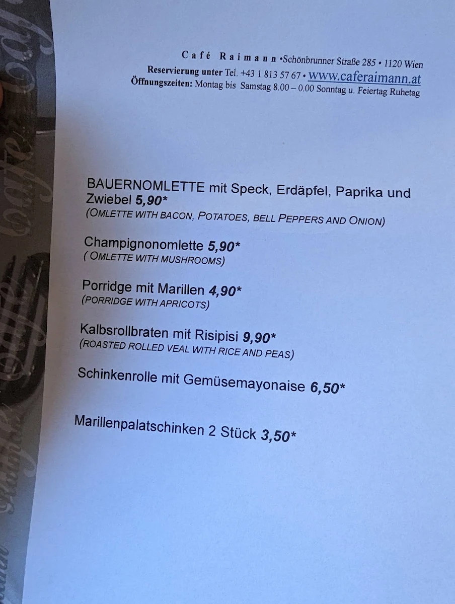 Speisekarte photo 7