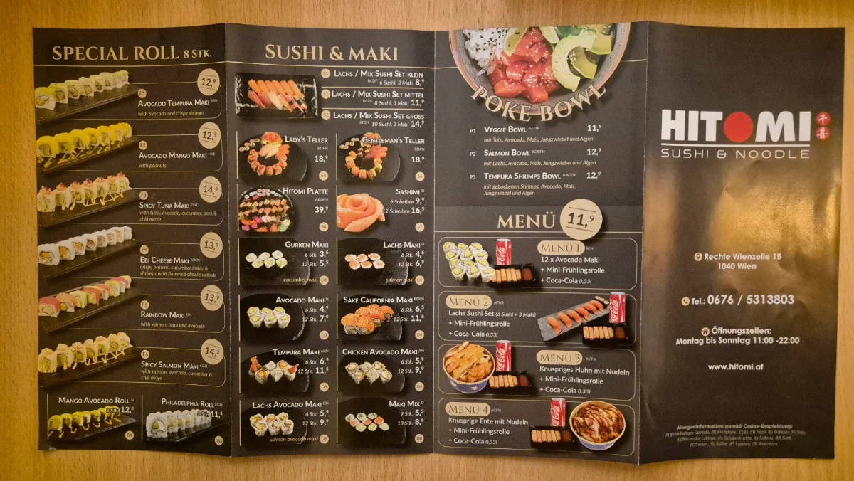 Speisekarte photo 5