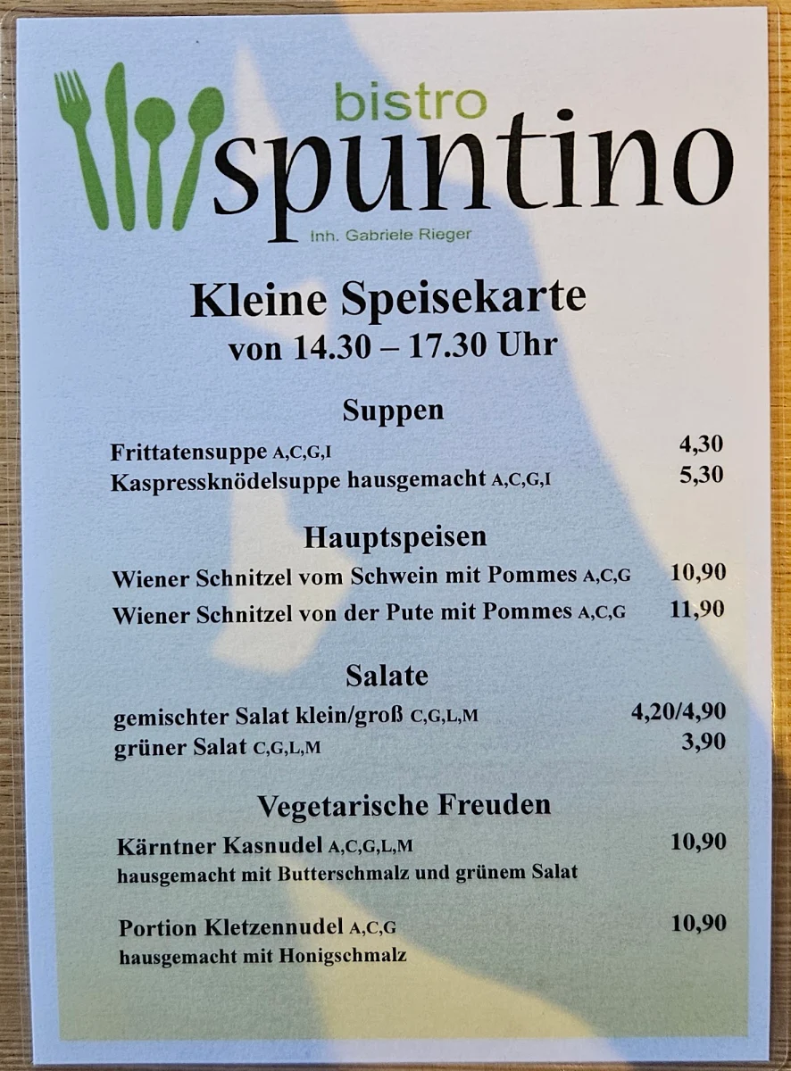 Speisekarte photo 4