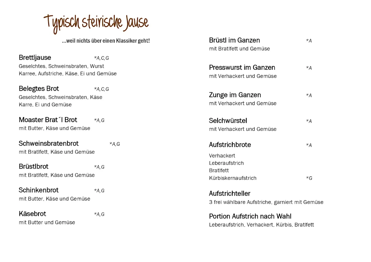 Speisekarte photo 4
