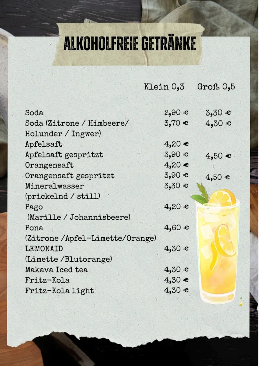 Speisekarte photo 2