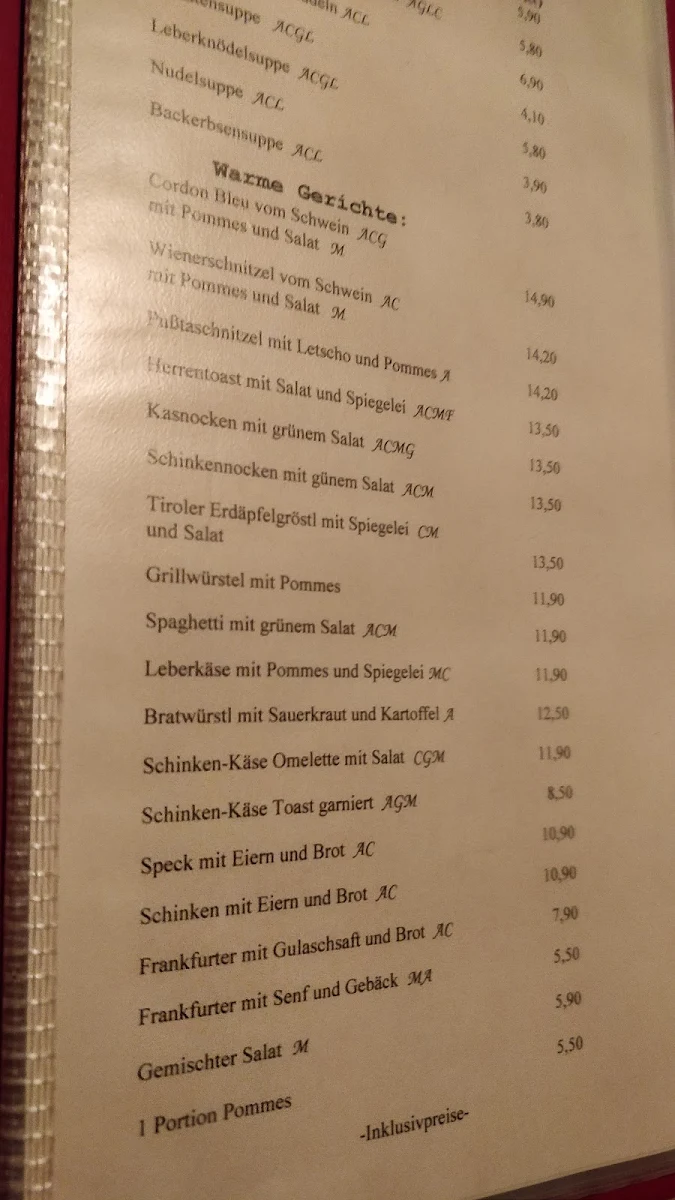 Speisekarte photo 7