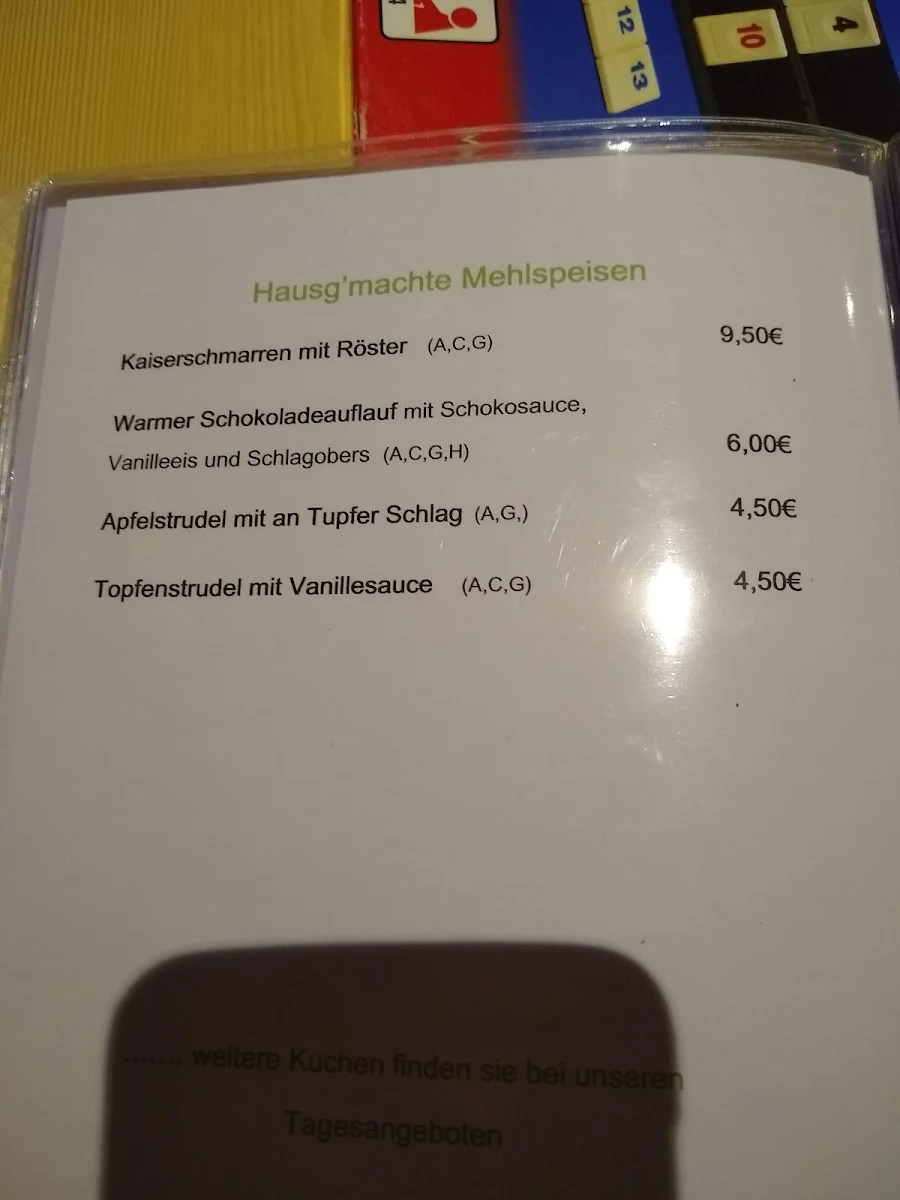 Speisekarte photo 1