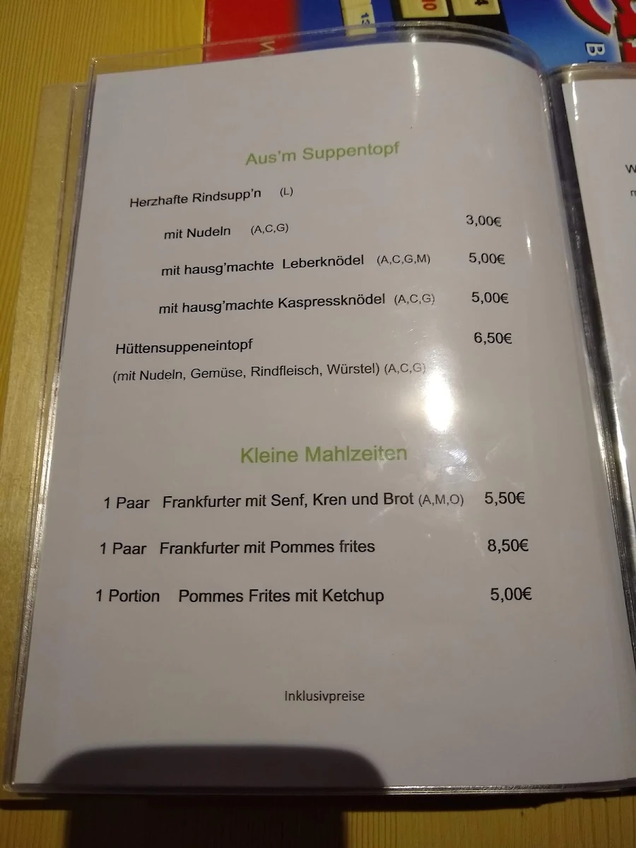 Speisekarte photo 3