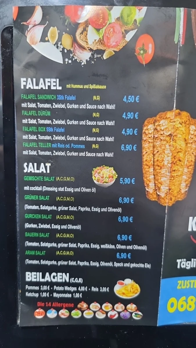 Speisekarte photo 1
