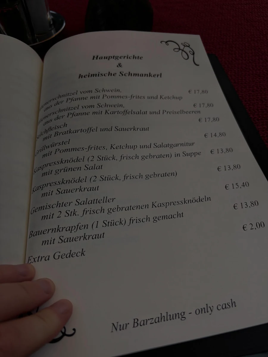 Speisekarte photo 1