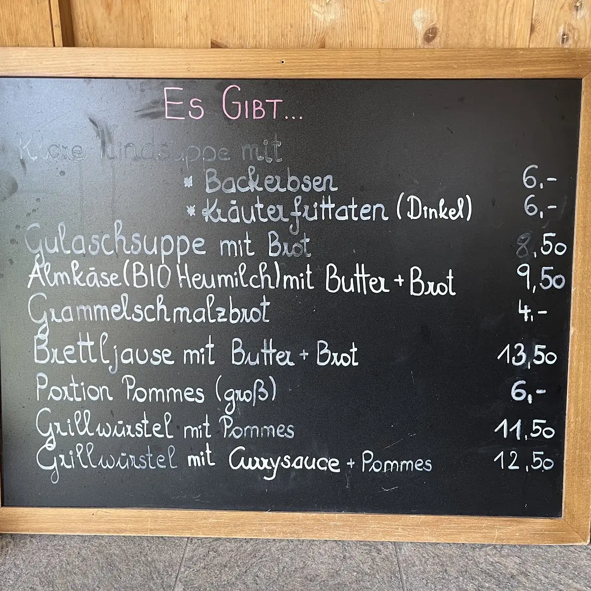 Speisekarte photo 2