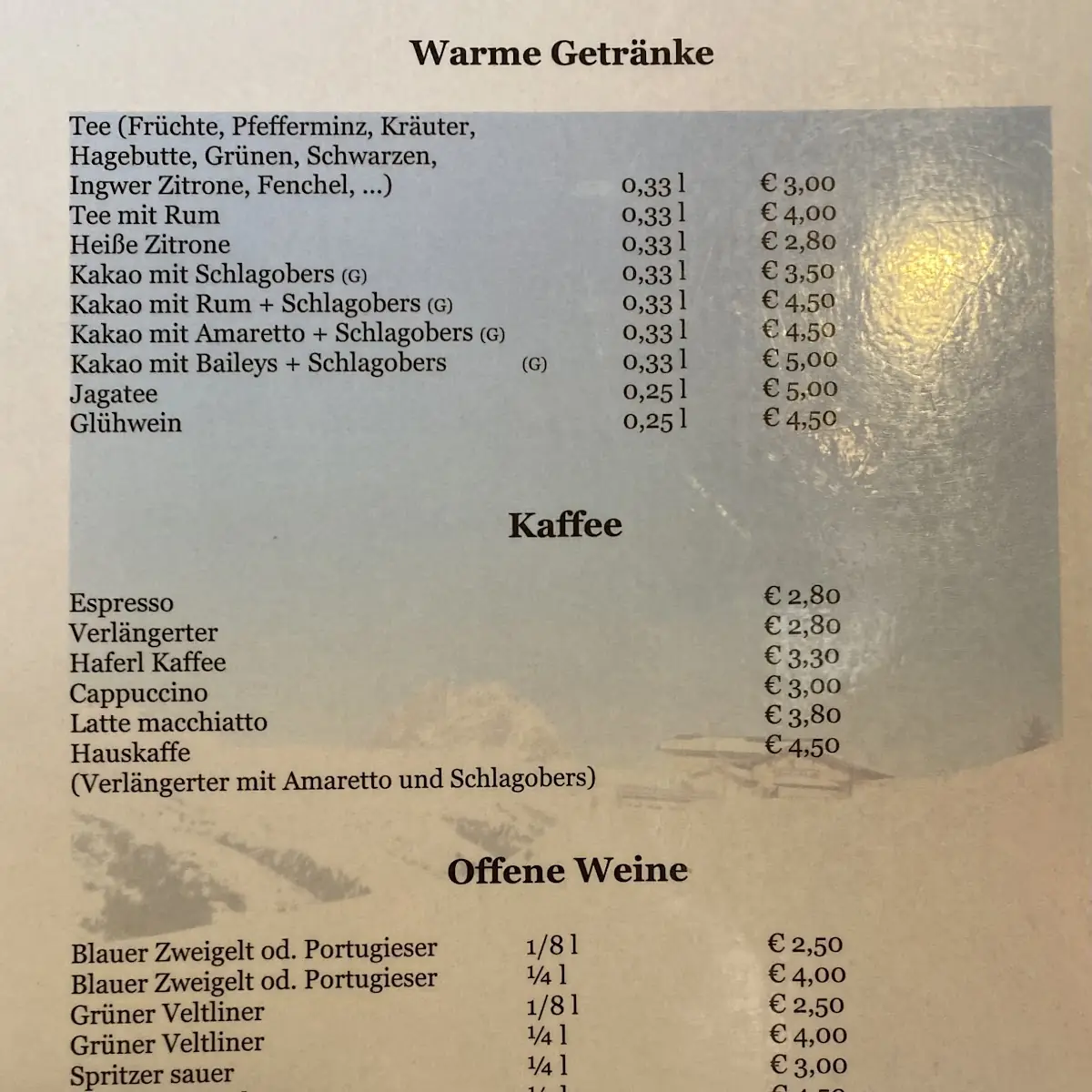 Speisekarte photo 8