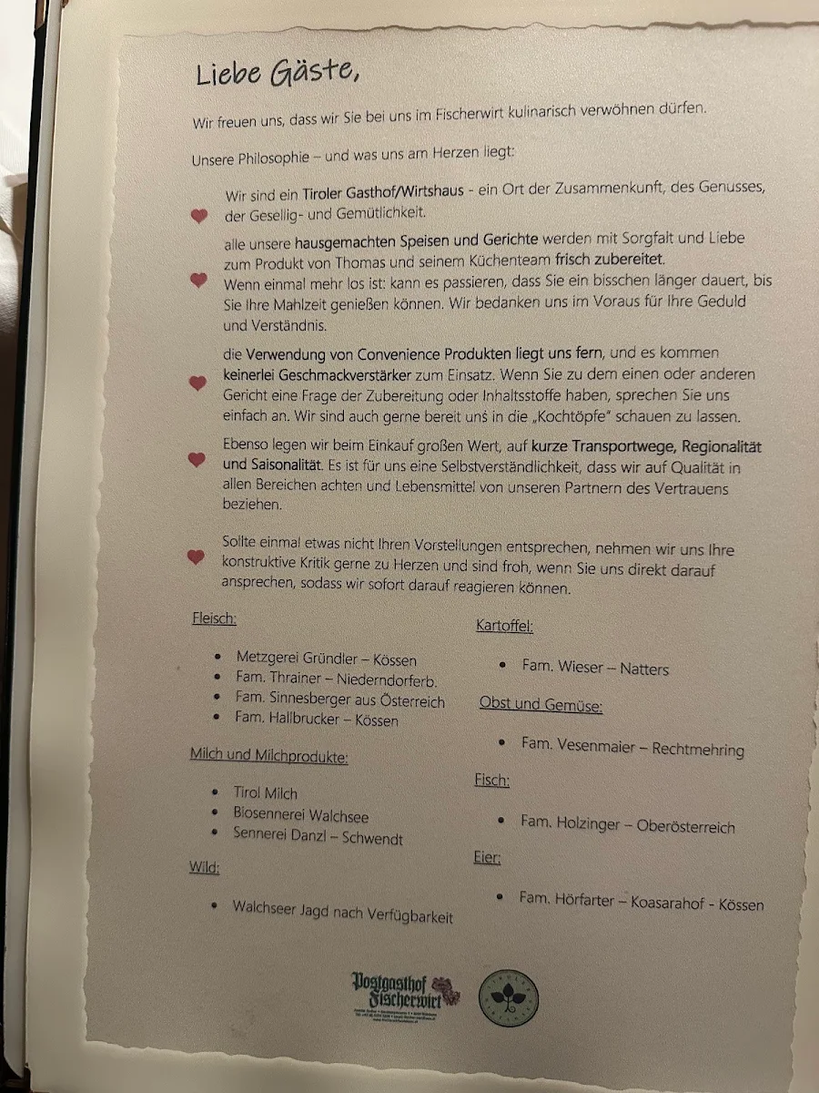 Speisekarte photo 3