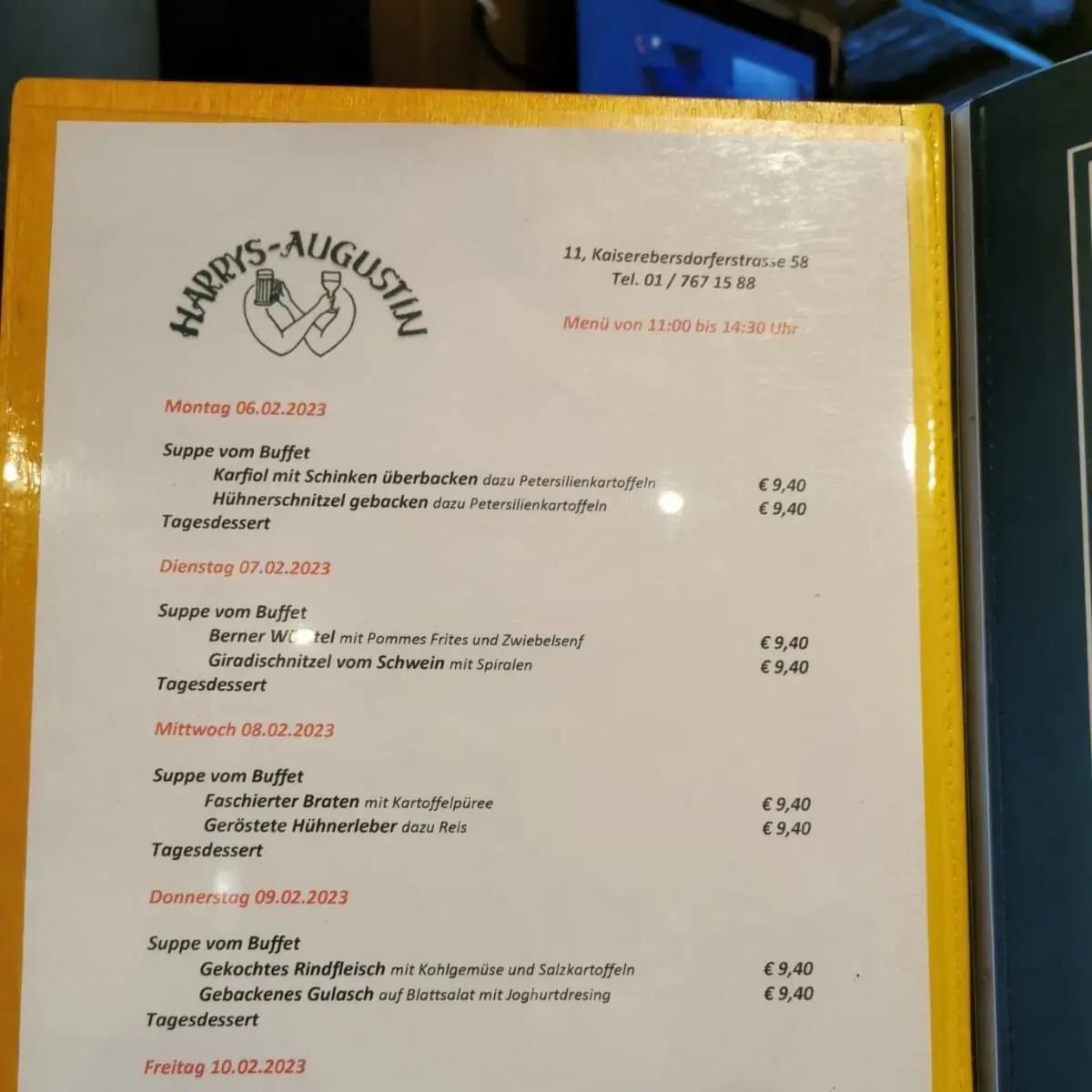Speisekarte photo 6