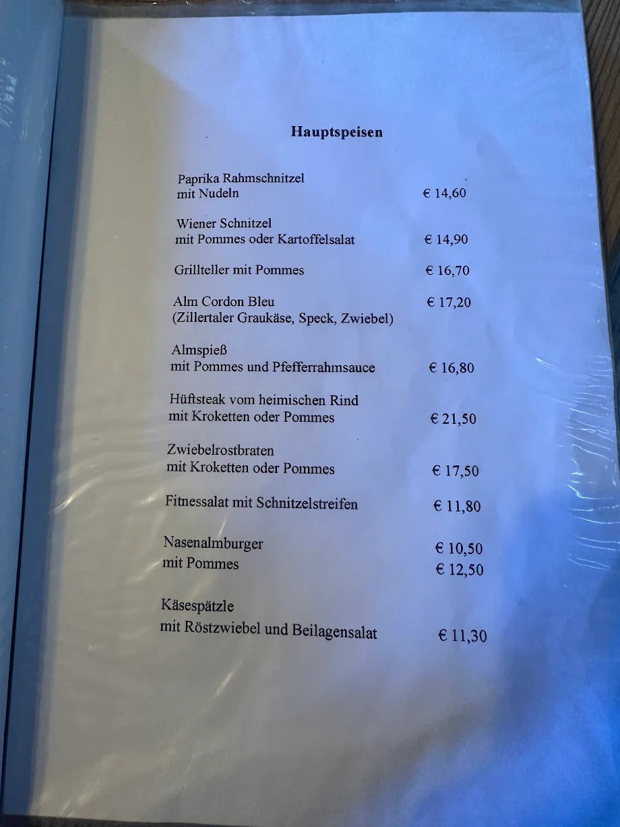 Speisekarte photo 1