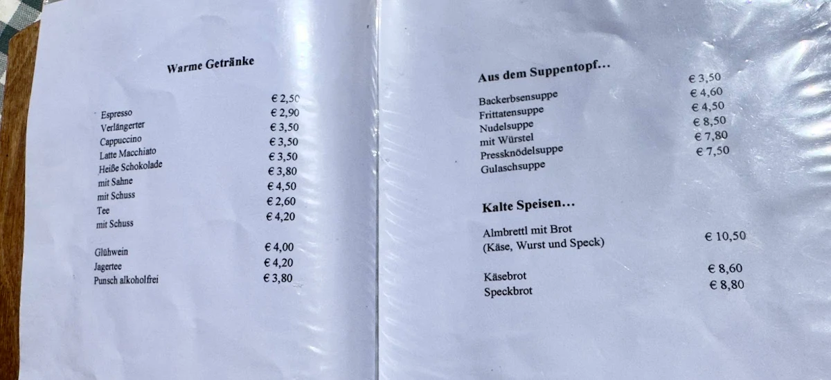 Speisekarte photo 9