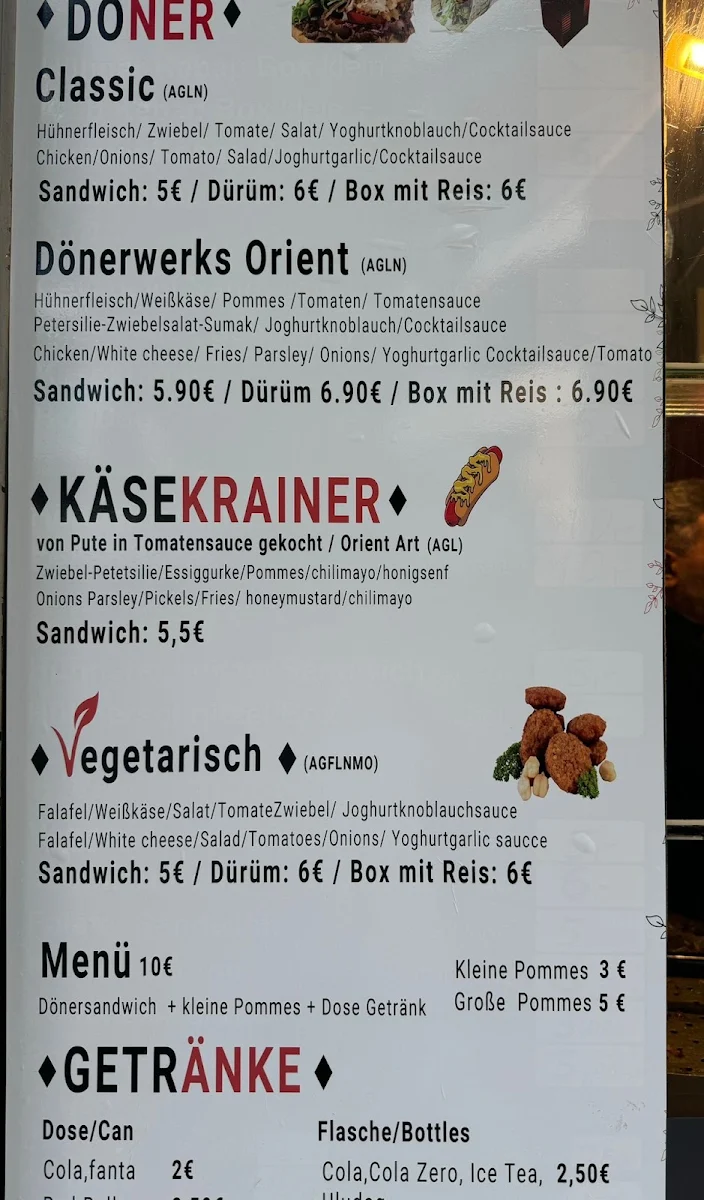 Speisekarte photo 1
