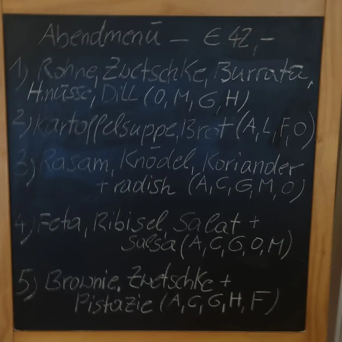 Speisekarte photo 2