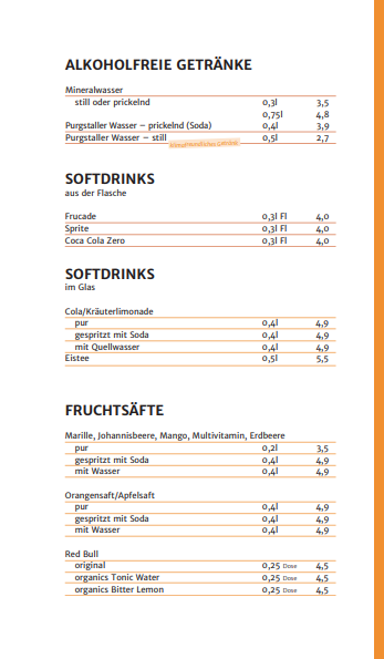Speisekarte photo 2
