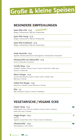 Speisekarte photo 3