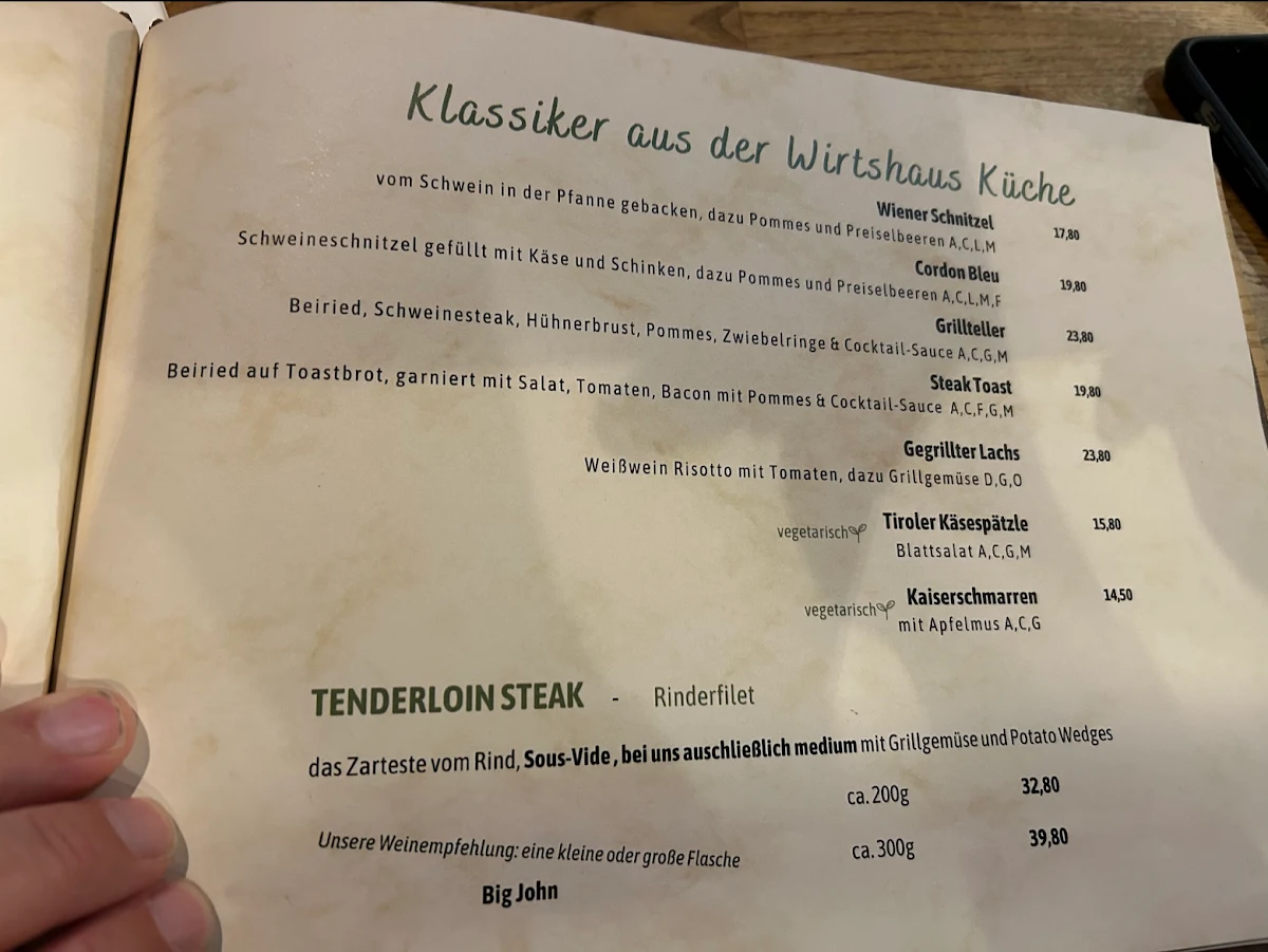 Speisekarte photo 10