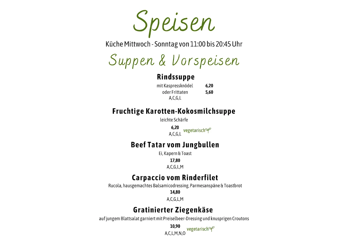 Speisekarte photo 9