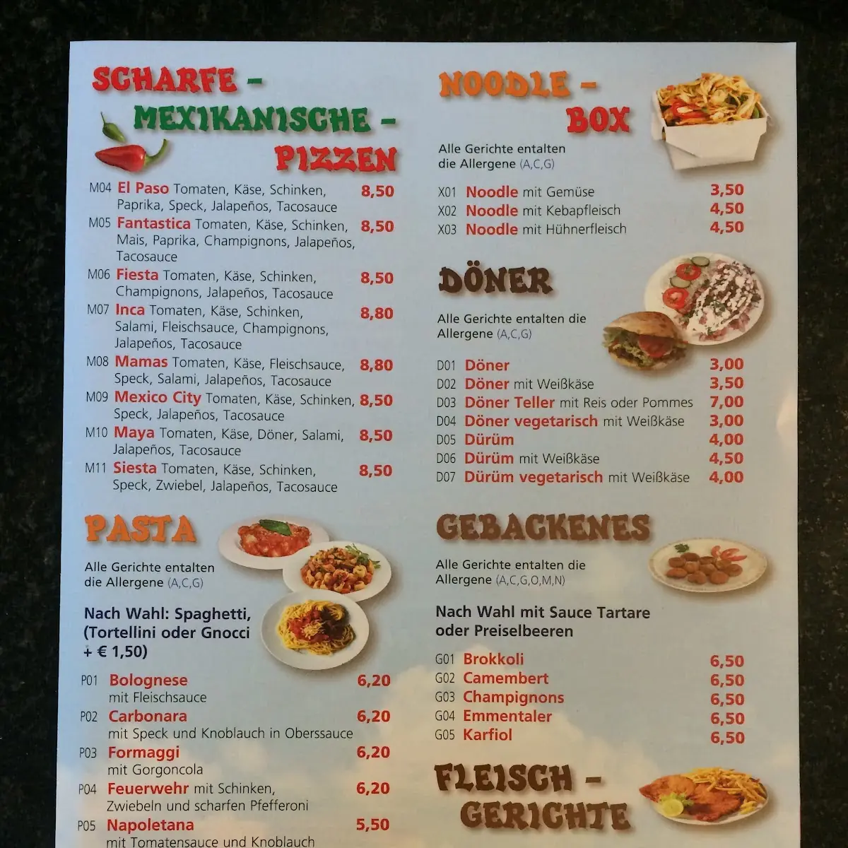 Speisekarte photo 7